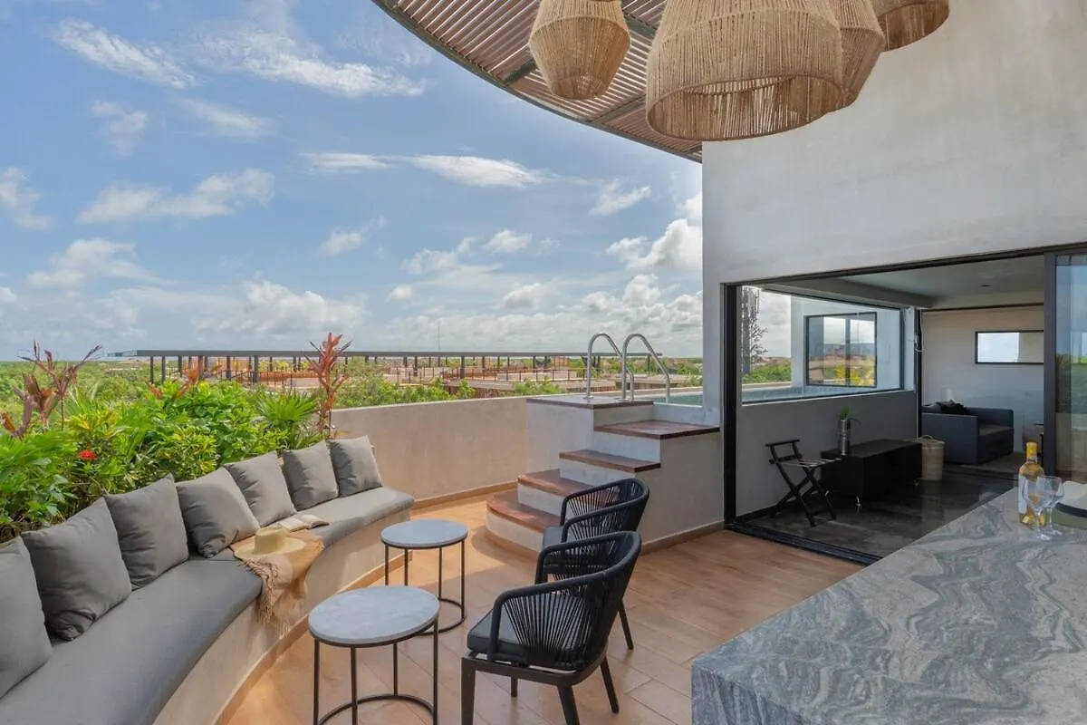 Amazing Penthouse W Private Pool Aldea Zama Apartment Tulum