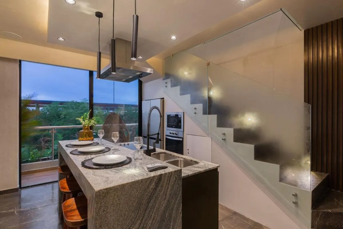 Amazing Penthouse W Private Pool Aldea Zama Apartment Tulum 0*,